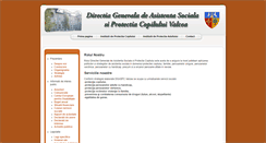 Desktop Screenshot of dgaspc-vl.ro